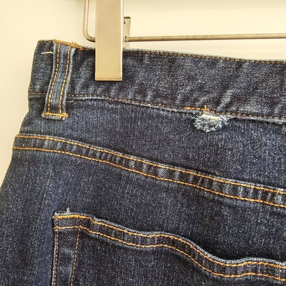 Lauren Jeans Co. Ralph Lauren Womens Straight Leg Dark Wash Denim Jeans Size 4 - Picture 6 of 14